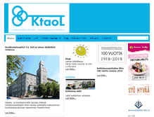 Tablet Screenshot of kotitalousopettajat.fi